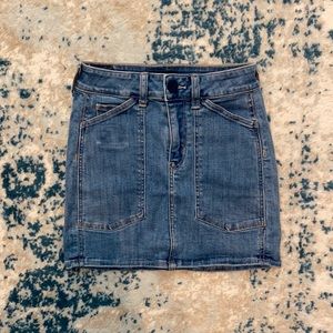 American Eagle Hi-Rise Denim Mini Skirt